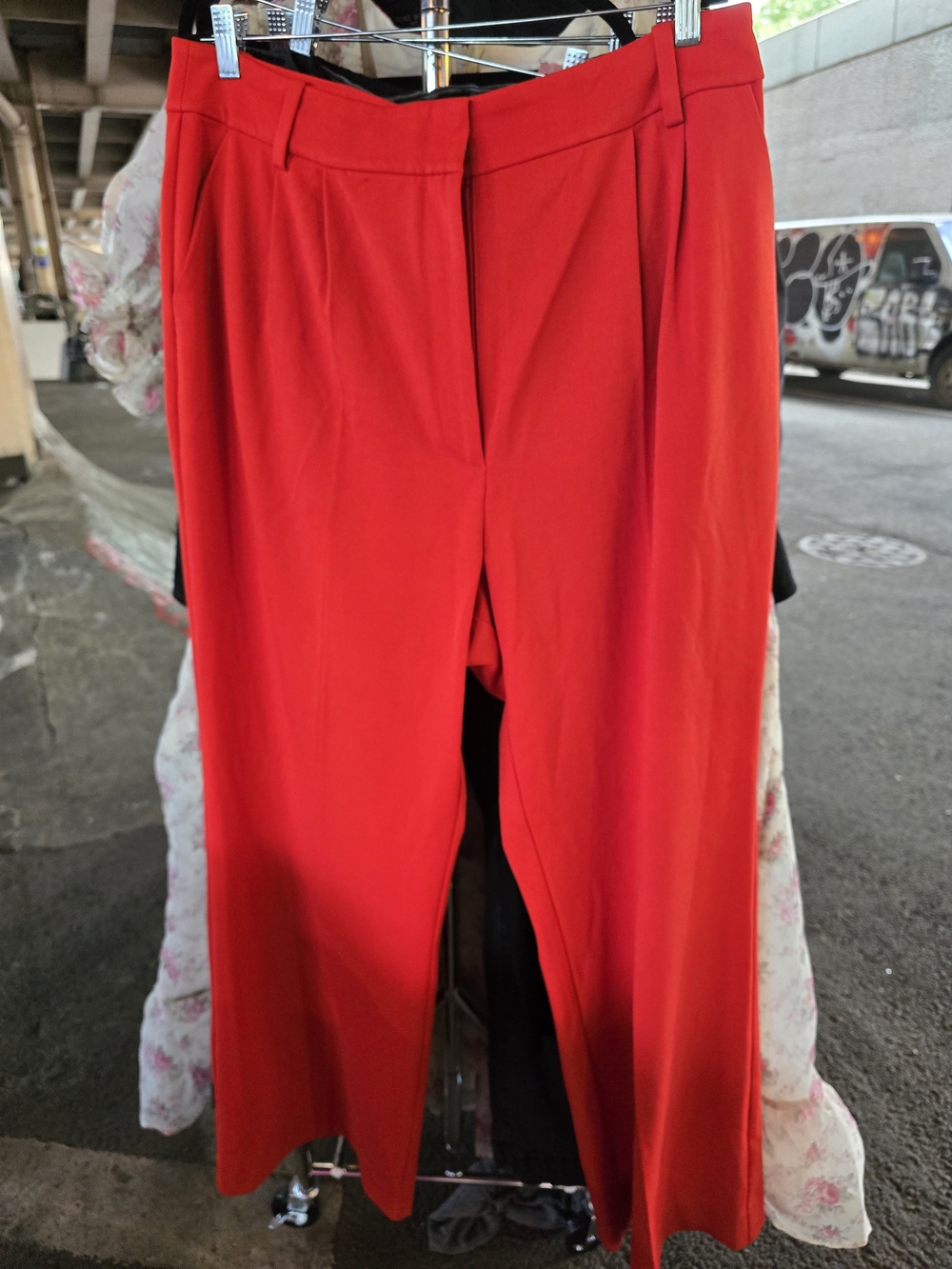 Favorite Daughter (NWT) Red Women's Wide-Leg Pants